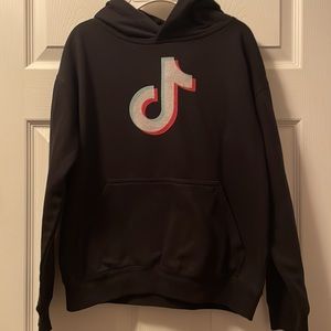 3/$15 - Unisex TikTok Black Hoodie, sz Youth L